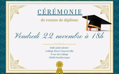 🎓 [Remise des diplômes]