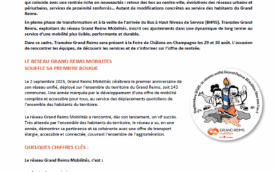 [GRAND REIMS MOBILITÉS...