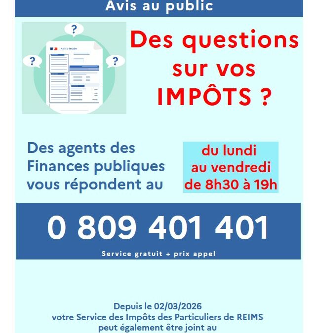 [IMPÔTS] : Contacter v...