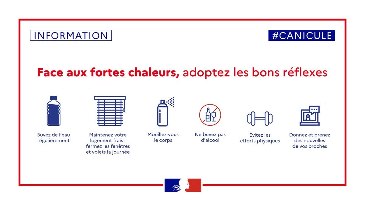 fortes chaleurs