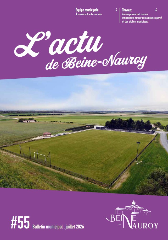 Couverture L'Actu de Beine-Nauroy N°40
